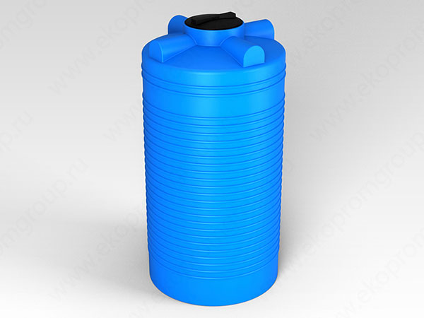 Пластиковый вертикальный бак для воды